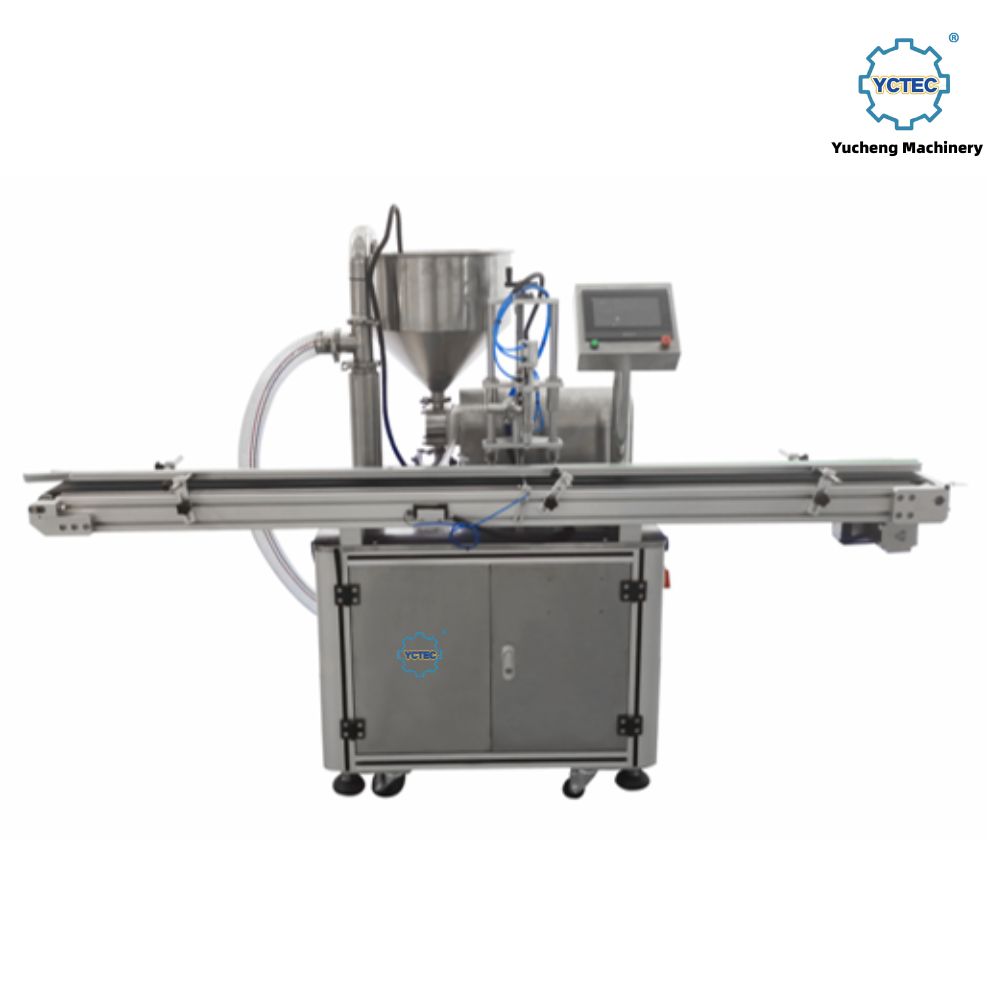 YCT-GJ-1 Riempitrice automatica ad alta velocit&agrave; con pompa a rotore singola per prodotti viscosi