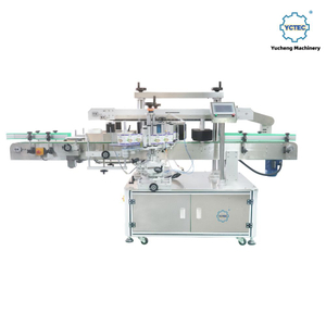 &Eacute;tiqueteuse automatique double face YCT-52 pour bouteilles plates et rondes