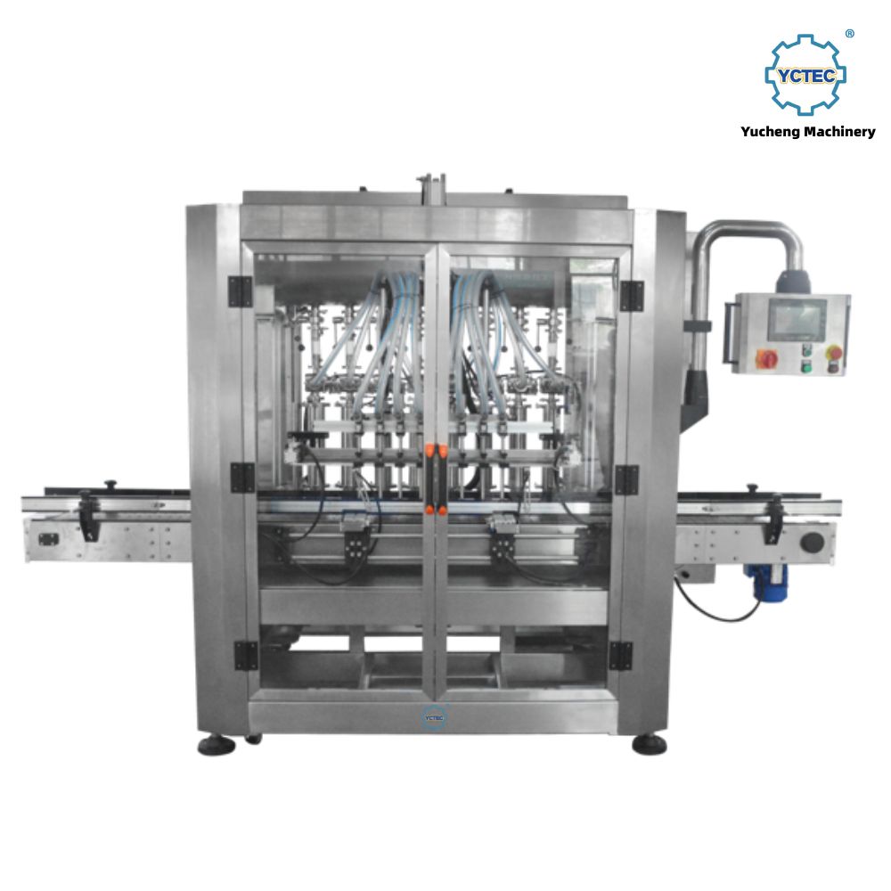 YCT 001 粘性製品用自動6ヘッドピストン充填機